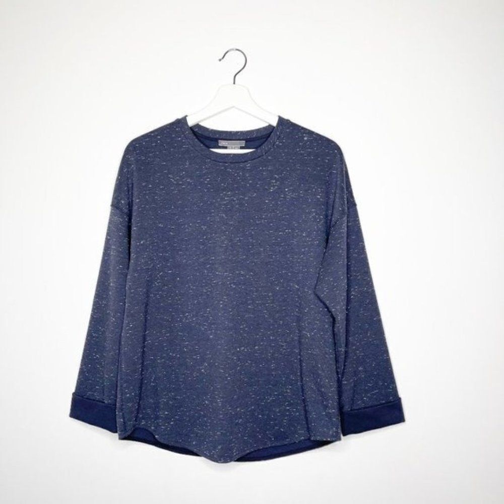 Vince | Speckled Zip Back Pullover Sweater | Women’s Knit